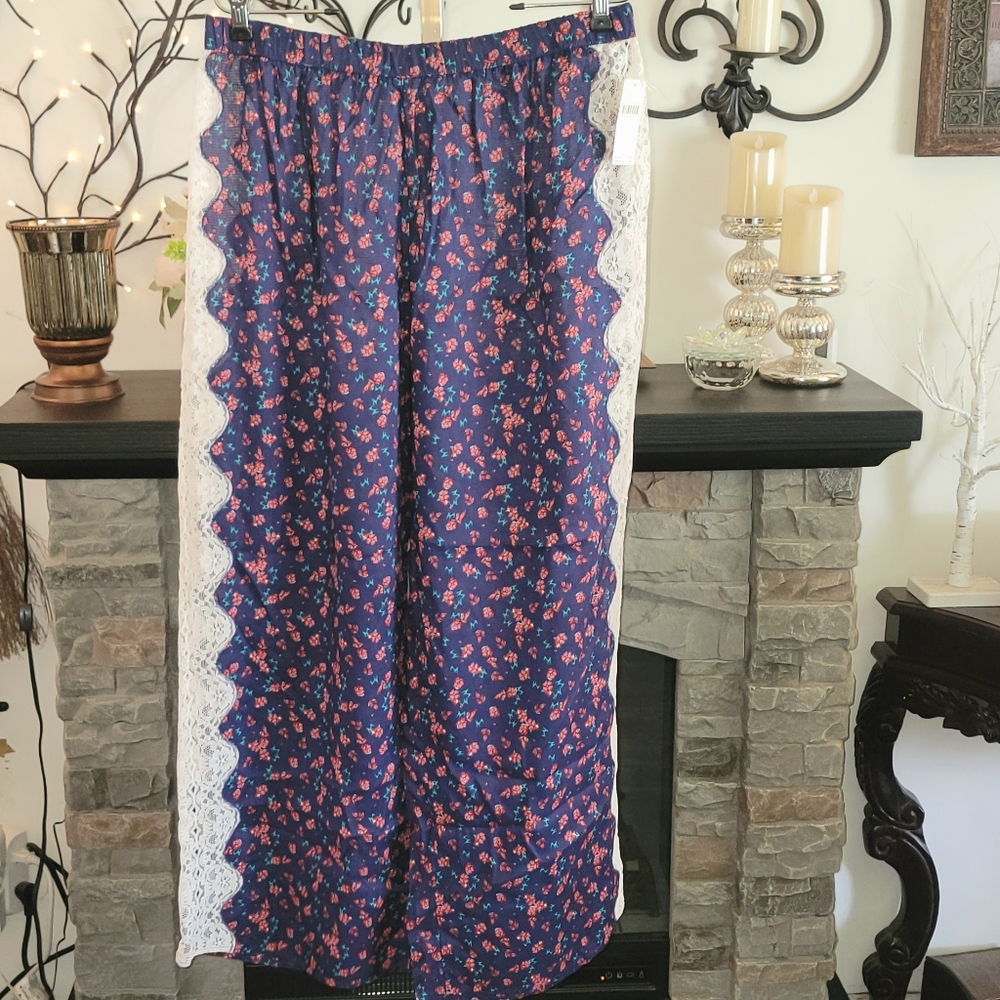 Anthropologie Intimates Lace Sleep Lounge Pants